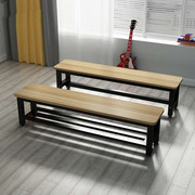 长条板凳实木长凳更衣室桑拿，凳广场休息凳餐桌，凳子铁艺换鞋凳