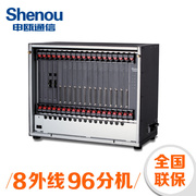 申瓯shenousot600kii数字程控电话交换机8外线，进16-208出分机集团