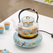 煮茶壶煮茶器煮茶炉茶具茶壶，养生壶烧水壶泡茶专用2024电陶炉