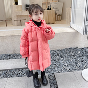 女童羽绒服冬装2023洋气冬季儿童装，白鸭绒(白鸭绒)加厚保暖女宝宝外套
