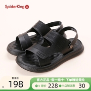 蜘蛛王凉鞋(王凉鞋)男士，2024真皮软底沙滩，夏季外穿防滑耐磨两用男拖鞋