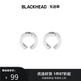 BLACKHEAD/黑头无耳洞耳夹女生简约耳扣ins风圆圈男士耳饰耳骨环