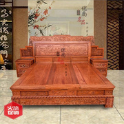 红木床缅甸花梨木中式百子床大果紫檀，双人床婚床1.8米实木床