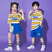 六一儿童演出服夏男女童，啦啦队班服幼儿园，表演服小学生运动会服装