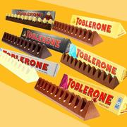toblerone瑞士三角牛奶黑巧白巧克力含蜂蜜奶油巴旦木100g