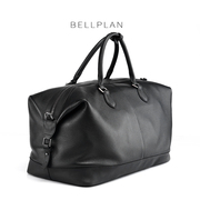 bellplan男士商务旅行包旅行袋真皮大容量，手提包拎包旅游包时尚(包时尚)