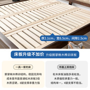新美式(新美式)床全实木，乡村纯原木核桃木框架，18米双人床大床主卧家具促