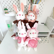 可爱田园兔公仔雪莉小白兔子毛绒玩具彼得兔子娃娃生日礼物星