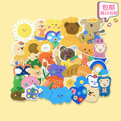 40张韩国卡通可爱小熊手账ipad