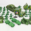 军事模型套装玩具小兵人 打仗沙盘塑料士兵小人 场景模拟男孩