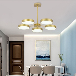 北欧客厅吊灯现代简约卧室灯大气家用吸顶灯创意轻奢餐厅灯具