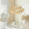 生日派对森系气球儿童宝宝周岁场景布置装饰用品道具网红ins背景