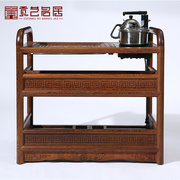 红木家具全鸡翅木边几小茶几，仿古中式实木，功夫茶台阳台泡茶桌