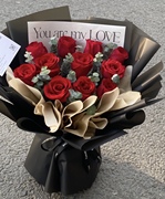 11朵红玫瑰花束送老婆鲜花七夕礼物厦门鲜花同城配送送男朋友礼物