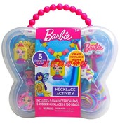美国迪士尼barbie芭比diy串珠，女孩益智项链玩具礼盒套装