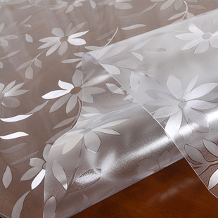 桌布防水防油防烫免洗隔热餐桌垫茶几垫PVC塑料软玻璃水晶板花色