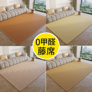 日式凉席地毯客厅藤编榻榻米垫子床垫地铺睡垫夏季天睡觉床边地垫