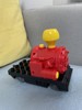 儿童拼装益智玩具适用于乐高大颗粒积木电动火车头配件非爬坡款