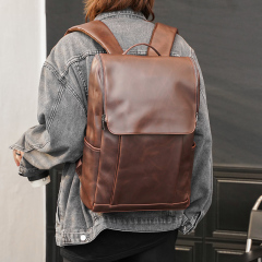 韩版背包户外定型双肩包学生书包休闲包英伦复古电脑男包背包