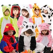 幼儿园森林运动会服装亲子装儿童，动物演出服猫长颈鹿，奶牛熊猫恐龙