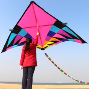 潍坊风筝高档伞布妖姬风筝巨型大型成人大三角风筝好飞易