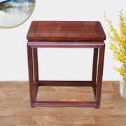 新中式全实木小方几茶几木质沙发角几边几小方桌榆木原木极简边桌