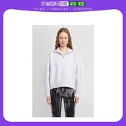 香港直发ALEXANDER WANG 女士浅紫色羊毛半拉链毛衣 1KC4211005 5