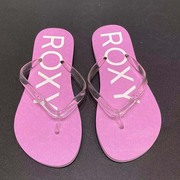roxy2022夏季透明凉拖鞋，女简约时尚，百搭仙女风沙滩人字拖