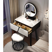 卧室现代简约小户型梳妆台，60cm极简梳妆桌高级网红轻奢迷你化妆桌