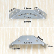 加厚不锈钢角码L型码90度直角固定角码角铁连接件家具五金配件