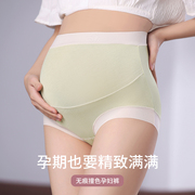孕妇内裤莫代尔无痕夏天专用高腰抗菌大码孕中晚期薄款托腹产后