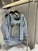 mido家2023秋季韩版时尚，设计感长袖遮臀衬衫背心两件套女潮
