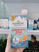 nordicnaturals挪威小鱼儿童鱼油dha250mg180粒3-6岁