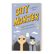 英文原版citymonster城市怪物幽默科幻，漫画rezafarazmand英文版进口英语原版书籍