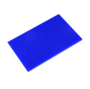 蓝色亚克力透光不透明灯箱板激光，定制切割广告，有机玻璃板235mm