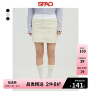 spao韩国同款春季灯芯绒包臀裙女士，半身裙spwhd4tg01