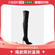 香港直邮潮奢 Ann Demeulemeester 女士Adna 110 皮质过膝靴子