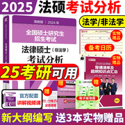 2025考研法硕考试分析非法学高教版法律硕士联考398专业基础学位联考2024考研分析法律硕士分析24大纲教材25文运法硕历年真题