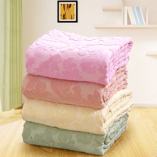 老式毛巾被纯棉单人双午加厚全棉提花被毛巾毯床单盖毛毯夏季薄款
