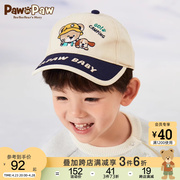 PawinPaw卡通小熊童装秋冬男女童帽子儿童棒球帽潮洋气
