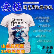 热转印烫画耗材TransMaxdiy衣服装T恤衫印花无极浅色纸A4