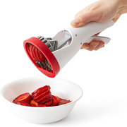 美国Chef'n草莓切片器 烘焙 沙拉5mm厚 厨房水果切割小工具
