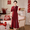 高端妈妈结婚礼服婚礼喜服平时可穿喜婆婆婚宴装2025新款春夏旗袍