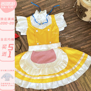 Cutelamb「小鸡黄」日系可爱萌妹洛丽塔女仆装软妹服短裙