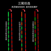 夜光漂咬钩变色芦苇鱼漂水无影高灵敏电子漂日夜两用绿尾大物