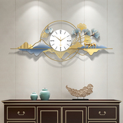 钟表客厅家用铁艺挂钟，餐厅墙面装饰创意，时钟卧室简约轻奢金属钟饰