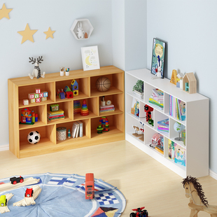 儿童书架置物架客厅落地幼儿园，矮书柜简易学生，创意桌面收纳置物架