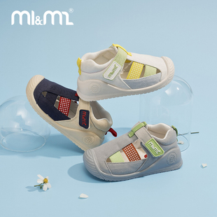 m1m2西班牙童鞋宝宝学步鞋，春夏镂空儿童帆布鞋，中小童机能凉鞋防滑