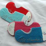 韩国东大门珊瑚绒地板，袜女彩色防滑加厚保暖浅口睡眠短袜套船袜