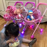 儿童玩具推车带娃娃女童孩，过家家手推仿真购物车婴儿宝宝生日礼物